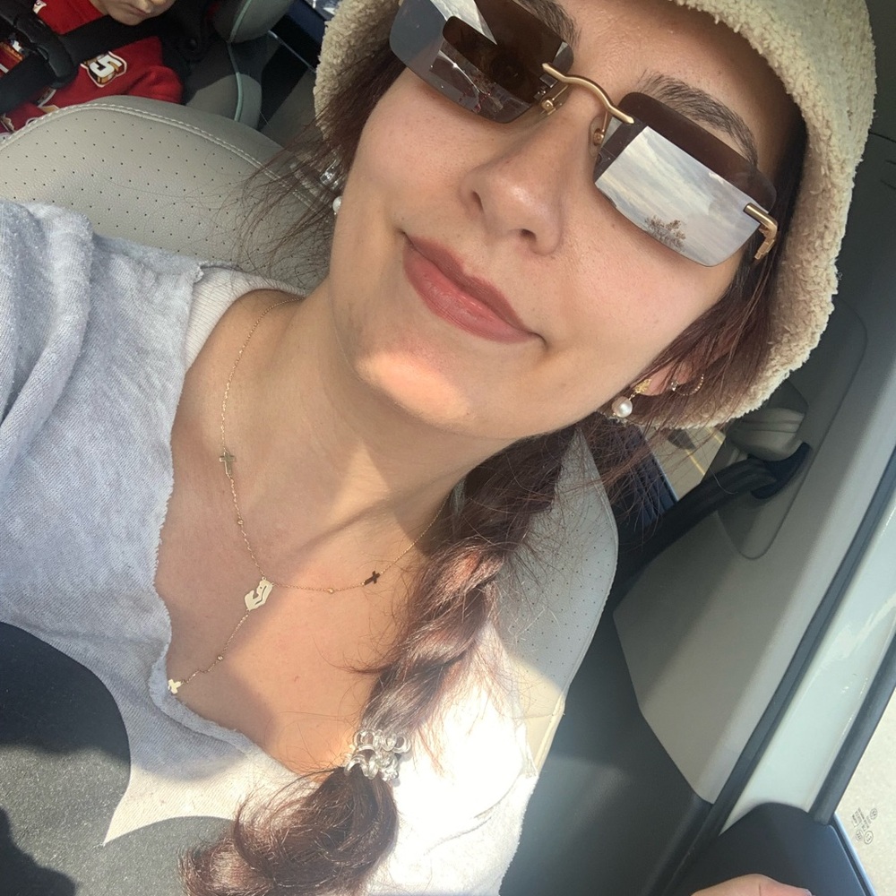 Karen Wazen - Layla Brown Sunglasses (Brand new)